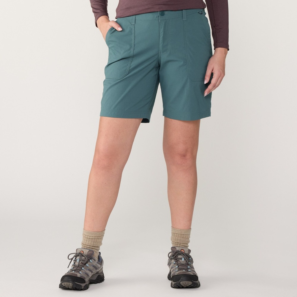 REI Co-op Women's Sahara Bermuda Shorts Stone Blue 8 New With Tags